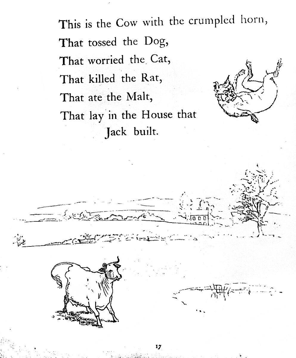 Рандольф Калдекотт. Иллюстрация из книги ХIХ века. 