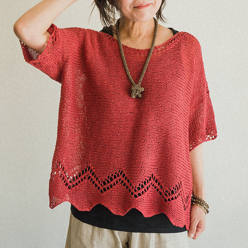 Топ зигзагом от Юмико Александр