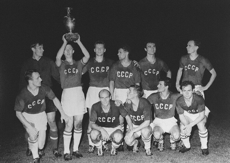 Сборная СССР - чемпион Европы 1960 года / footballinussr.fmbb.ru