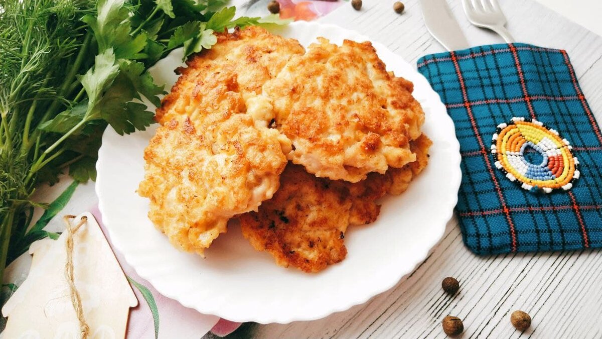 куриные котлеты без мясорубки