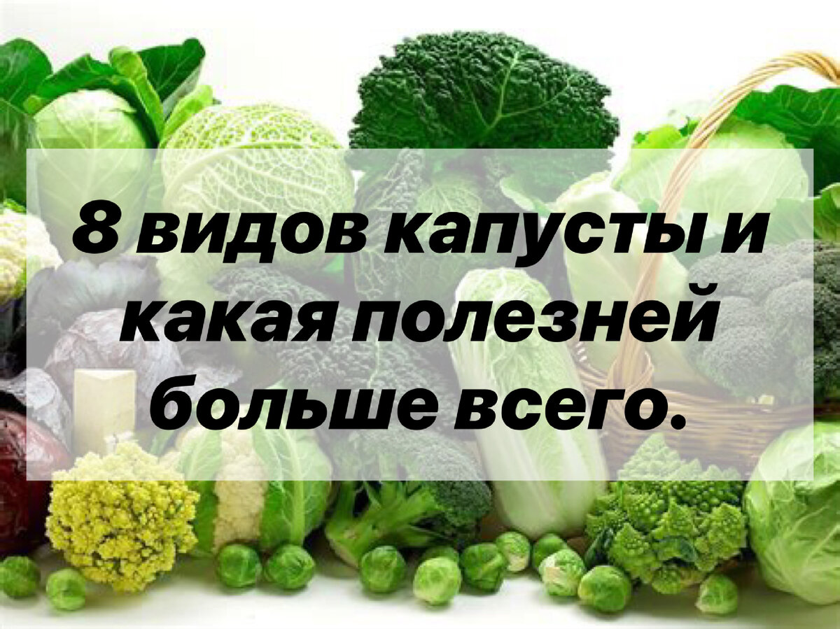 8 видов капусты и какая полезней больше всего. | Нутрициолог. КЕТО ...