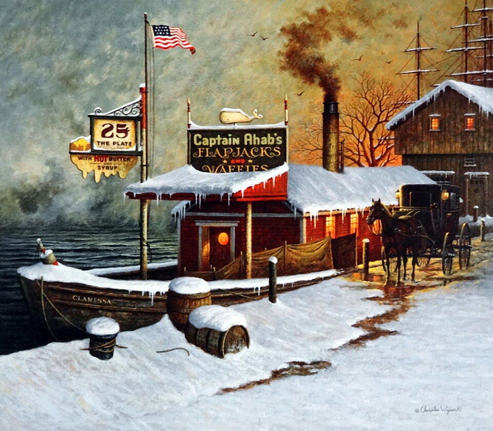  © Чарльз Высоцки (Charles Wysocki). Cobweb Bay. Паутинная бухта