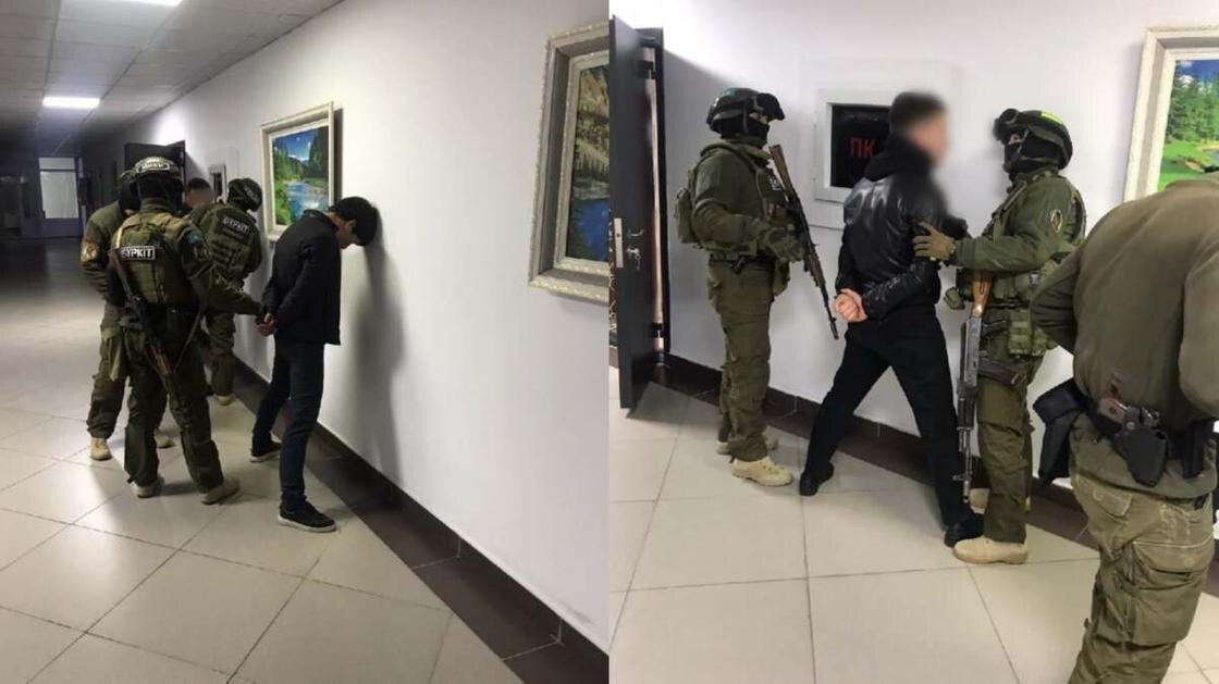    Подозреваемые в полиции в Талдыкоргане:polisia.kz