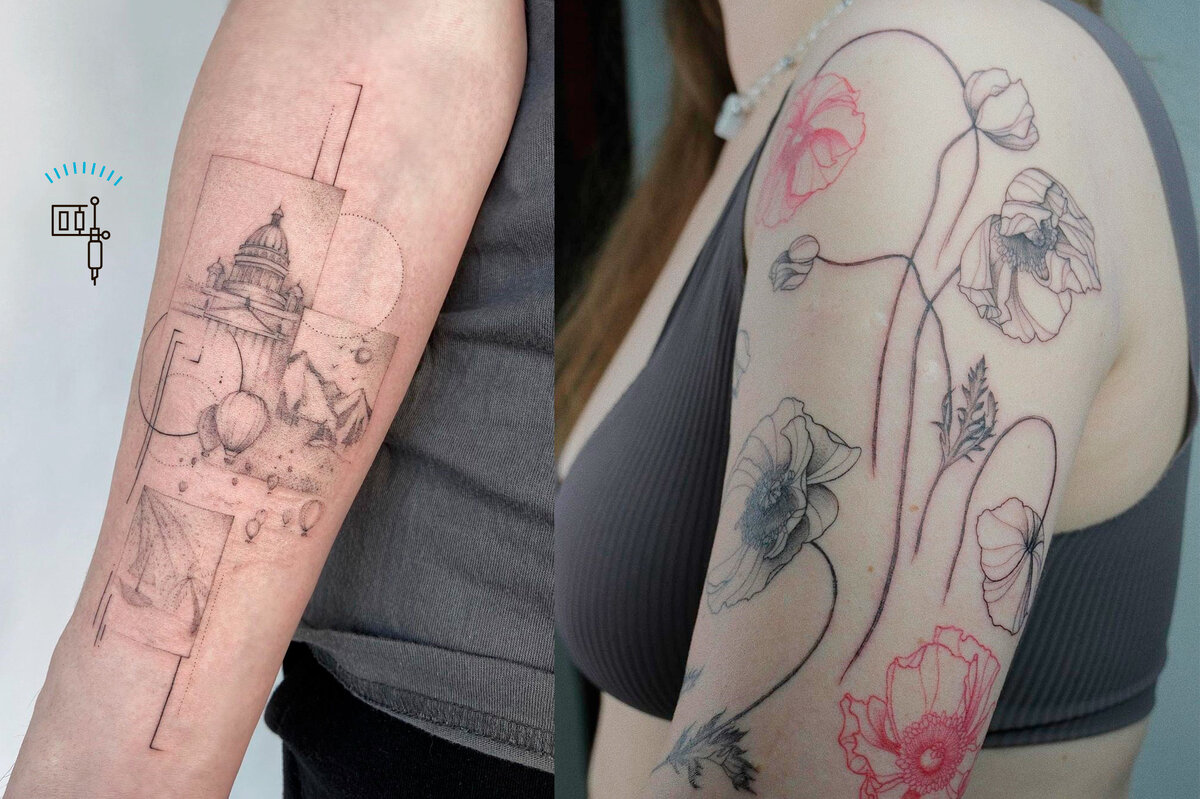     Нежные цветы, азиатские мотивы и хрупкие линии: 7 самых стильных тату-идей от ведущих мастеров