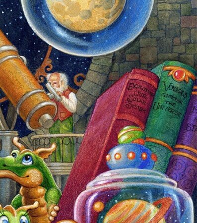 Фрагмент с книгами крупным планом