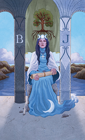 Карта дня - Верховная жрица. Толкование в конце статьи. 