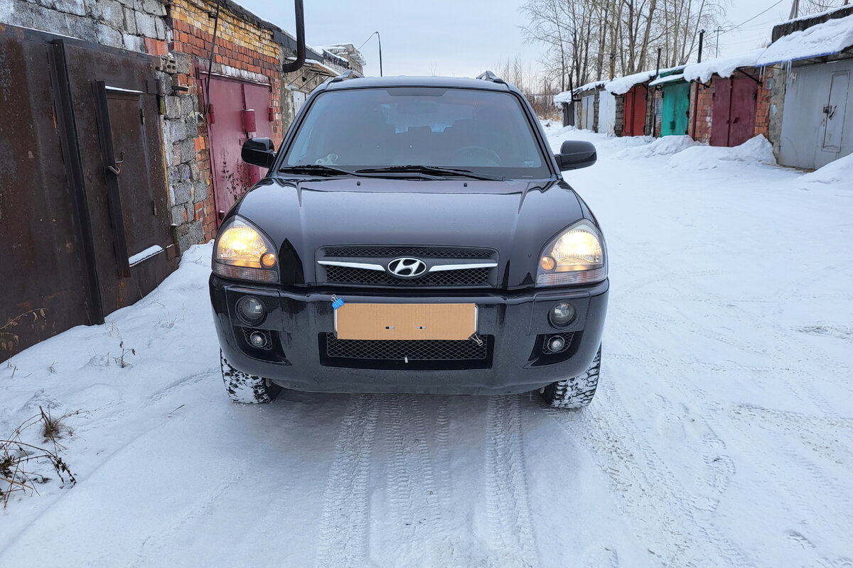 включенные фары