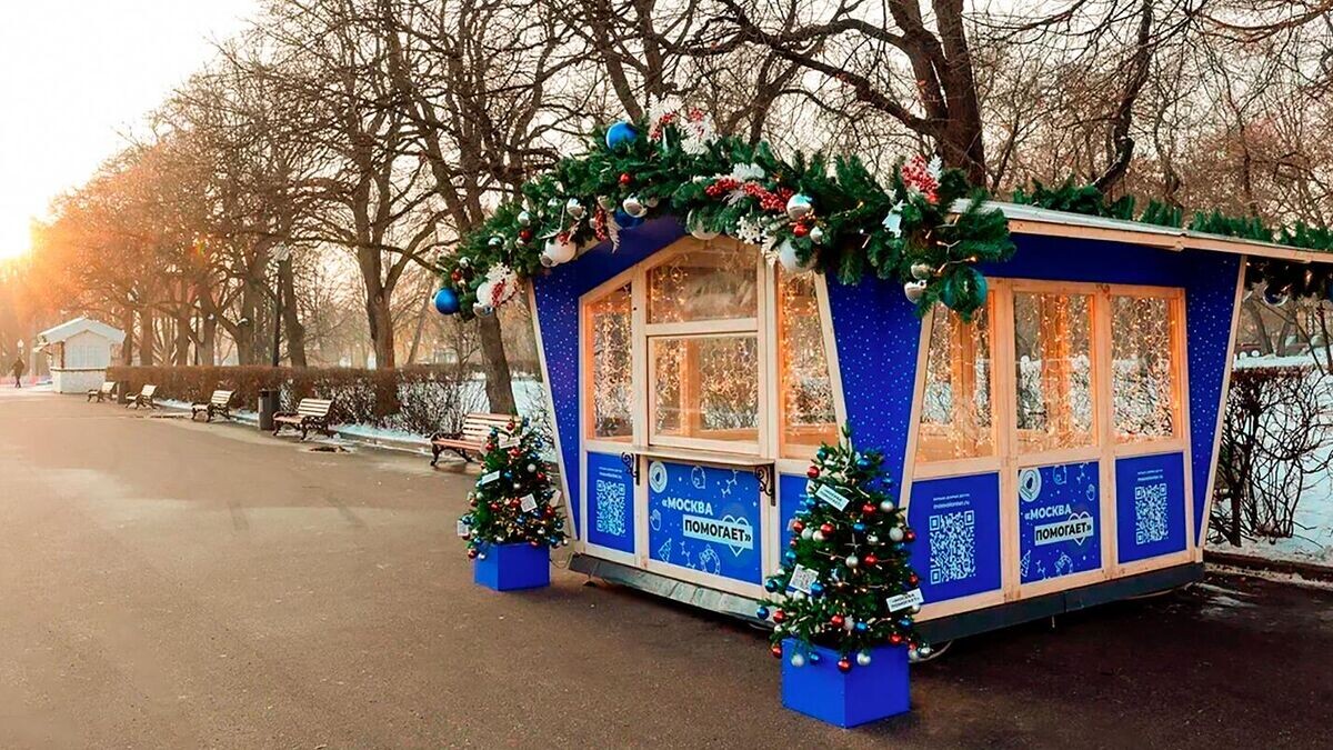    Пункт сбора гуманитарной помощи "Москва помогает"© Фото : Официальный портал Мэра и Правительства Москвы