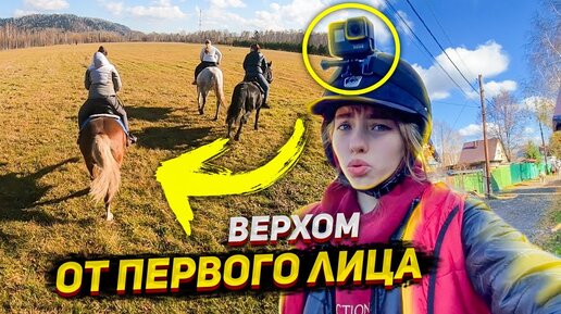 VLOG с полей ОТ ПЕРВОГО ЛИЦА верхом