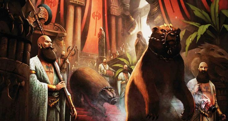 Бородатые жрецы Норвоса (арт John McCambridge, www.pinterest.com).