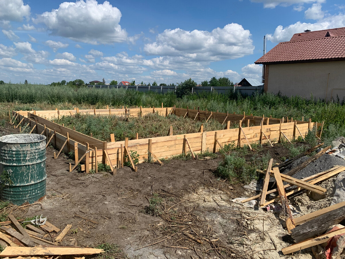 Опалубка для фундамента