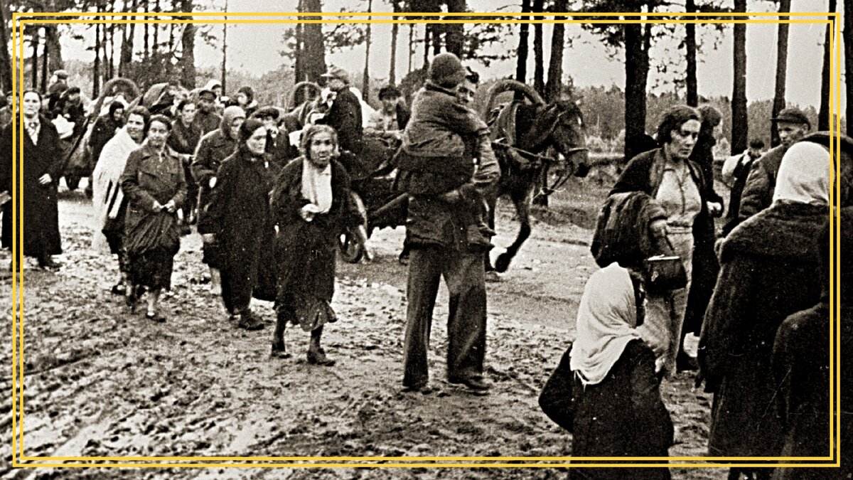 Это страшное слово "эвакуация". Лето 1941. Яндекс картинки