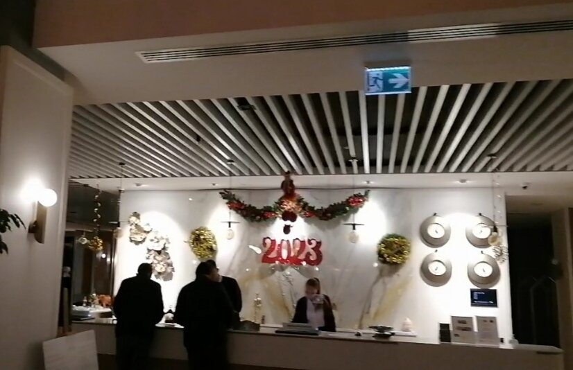 Фото автора. Ресепшен