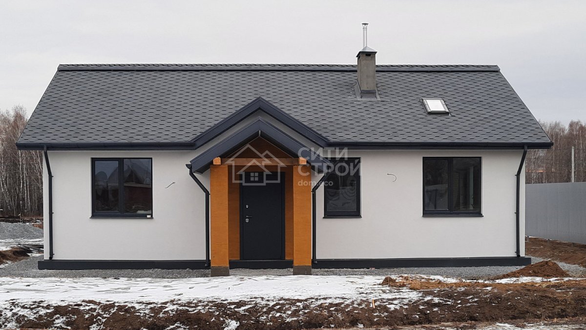 Площадь дома 88 м2.