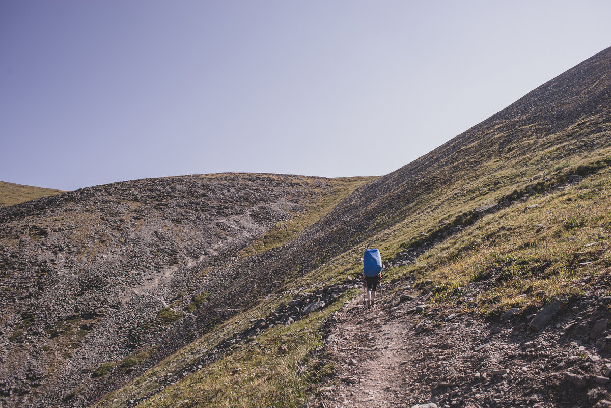 По пути на перевал.