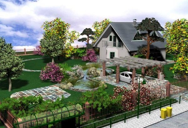 В хозяйственную зону входит хозблок, баня, санузел, мусоросборник, колодец и так далее. 

