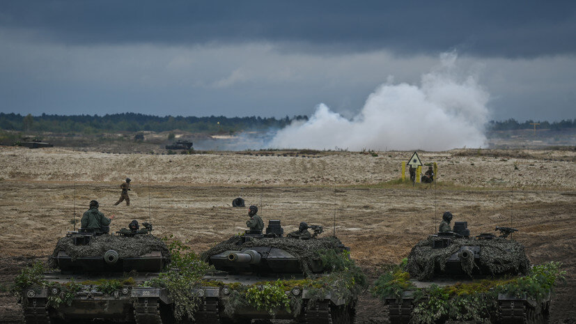    Немецкий танк Leopard 2 польской армии Gettyimages.ru Artur Widak