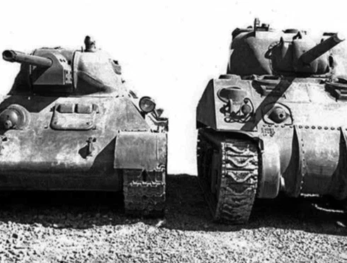 Т-34 и Шерман
