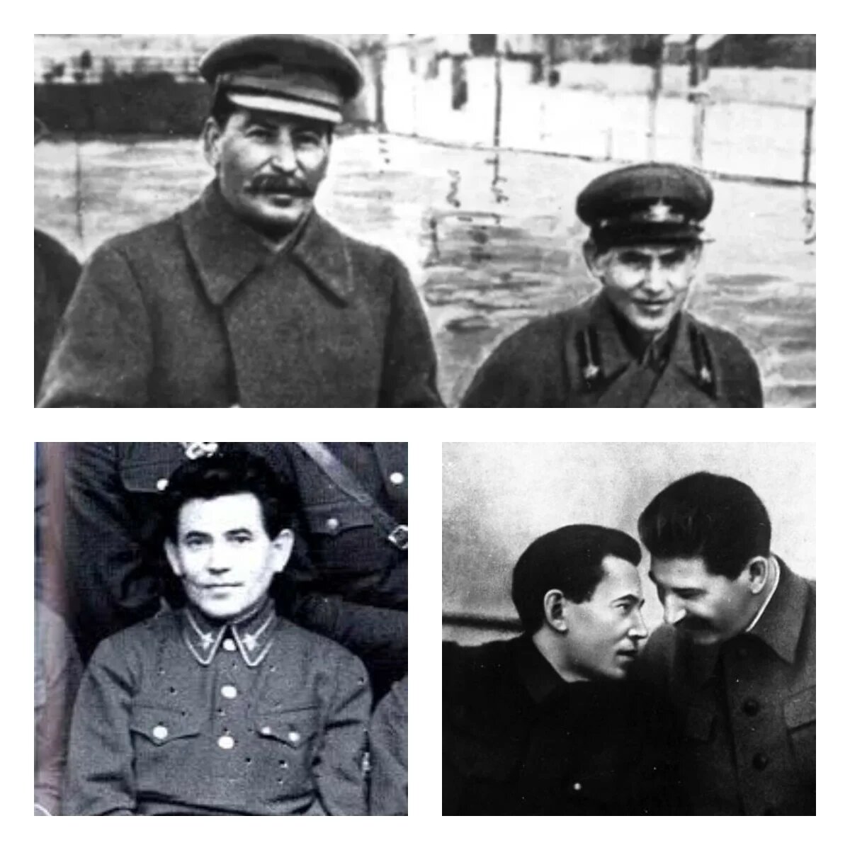 Н.И. Ежов со Сталиным.