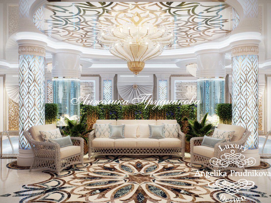 На фото: Дизайн интерьера восточной спа-зоны в г. Грозный