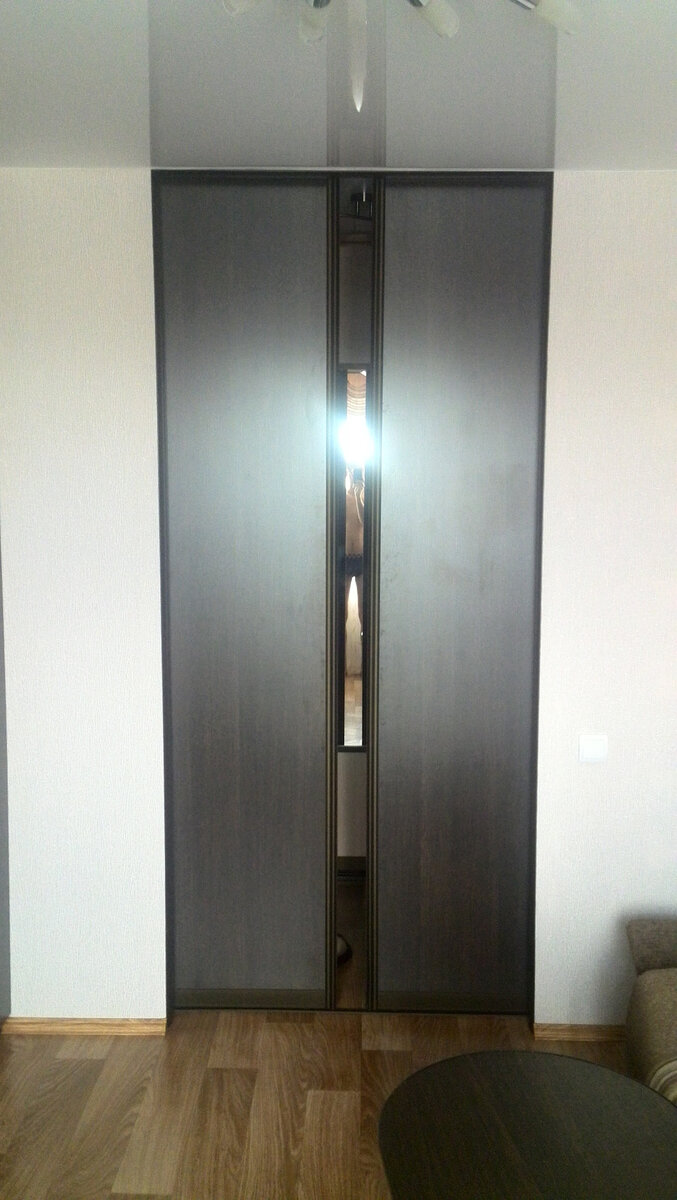 Двери-купэ в перегородки из гипсы