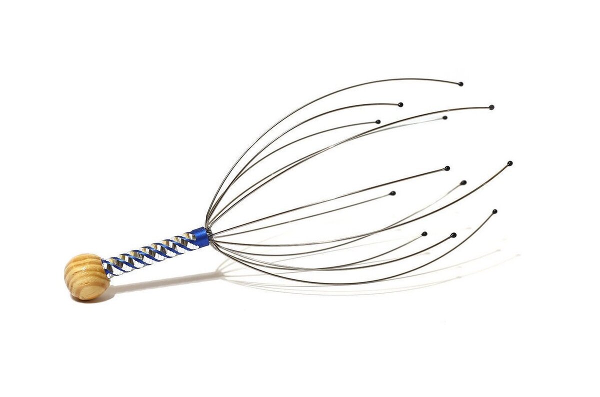 (если вы не пробовали это - вы многое потеряли, потратьте в любой роспечати 130 рублей, попросите кого-нибудь помассажировать вам голову этой штукой и вы всё поймёте)