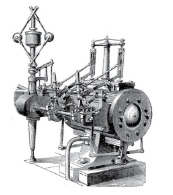 Паровая машина с клапанным парораспределением Кольмана