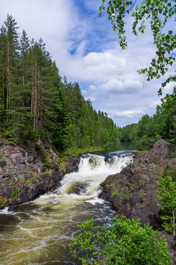 Водопад Кивач репродукции