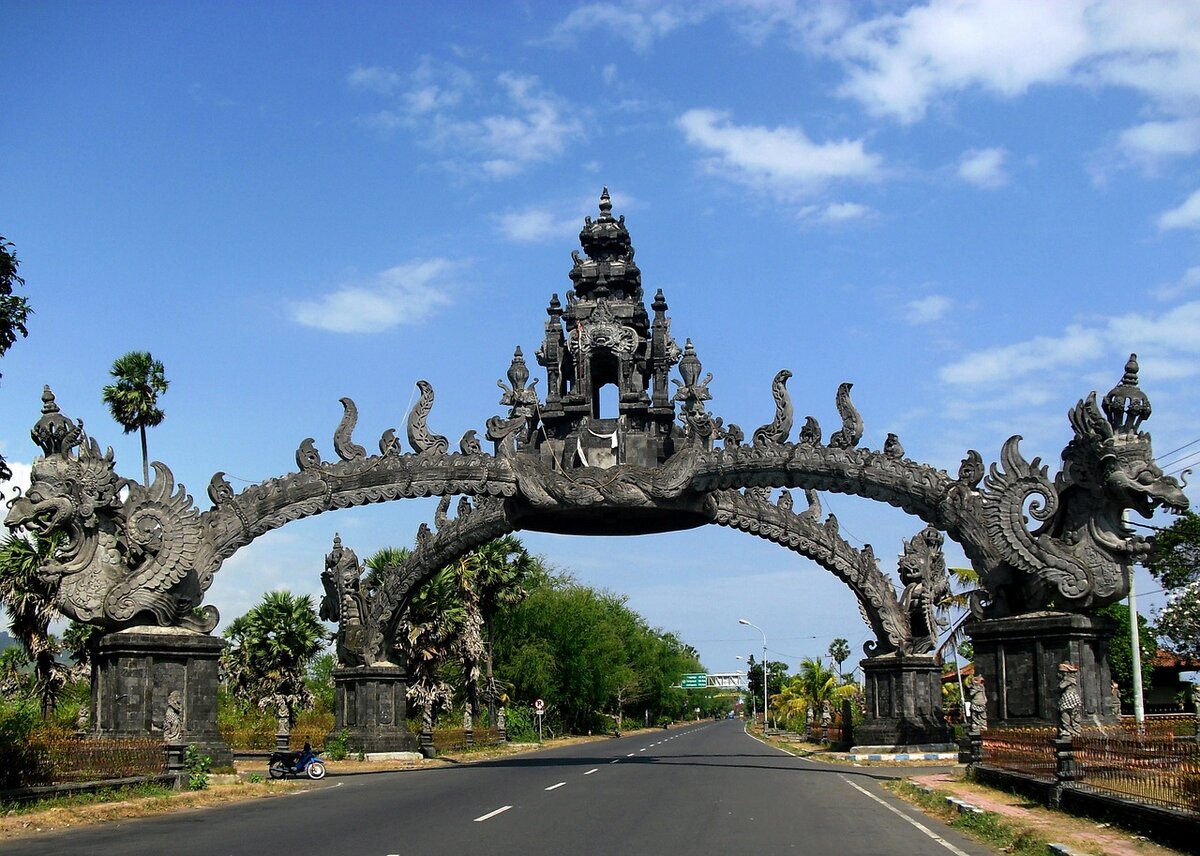 Бали Убуд ворота