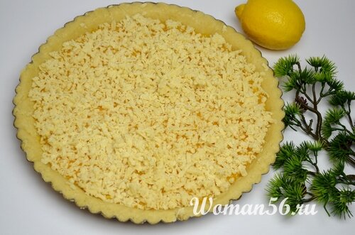 Пирог с лимоном из песочного теста