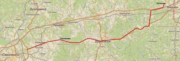 Схема движения машин, перевозящих ценности