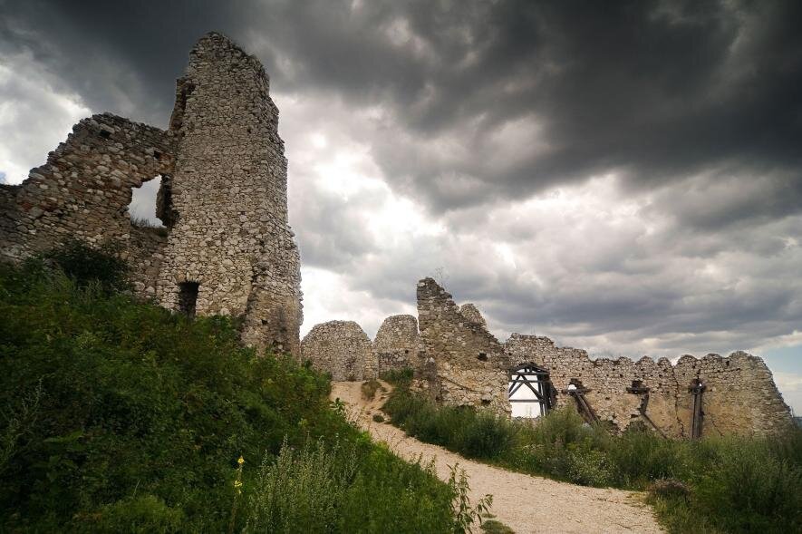 ČACHTICE CASTLE, SLOVAKIA 