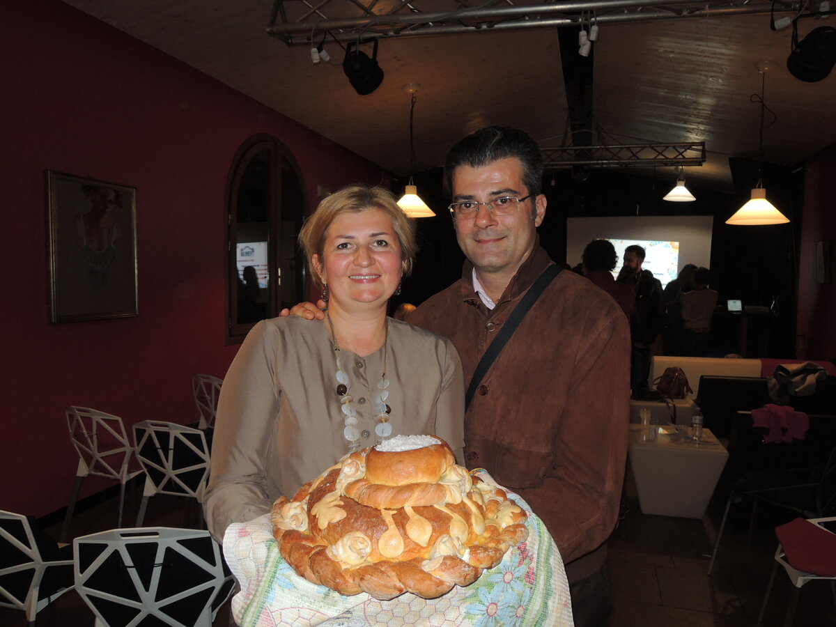 Мы с мужем на презентации образовательного центра "Терем", Абано Терме