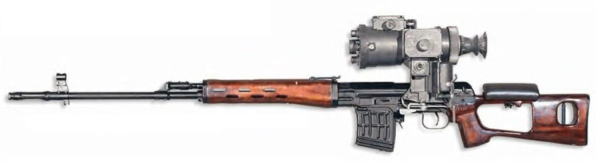 Винтовка СВДН с ночным прицелом НСПУ-3