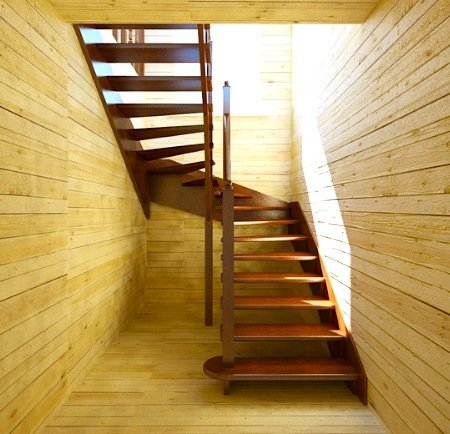 Лестница своими руками для двухэтажного дома
