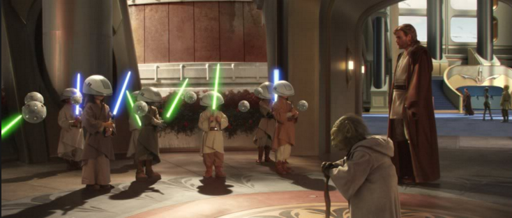 Йода проводит занятия с Юнлингами