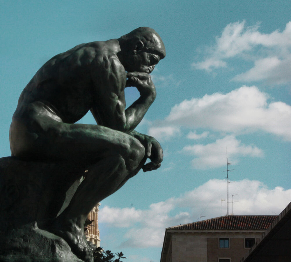 Огюст Роден. «Мыслитель» . 1880-2 . Фото: (cc ) WIkimedia Commons