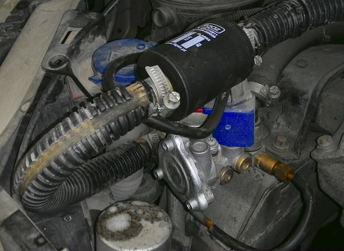 Замена фильтров ГБО 4 поколение. - Chevrolet Lacetti Sedan, 1,8 л, 2008 года пла