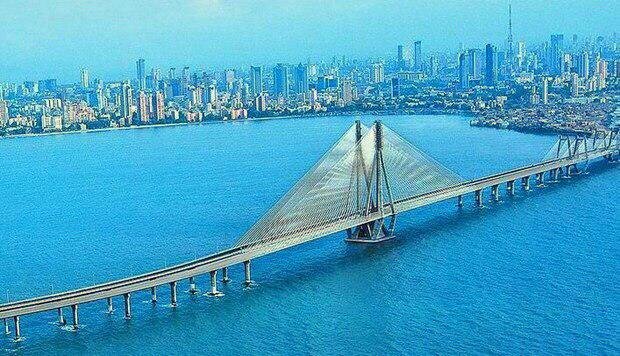 Нави Мумбай мост " Bandra Cable Stay "