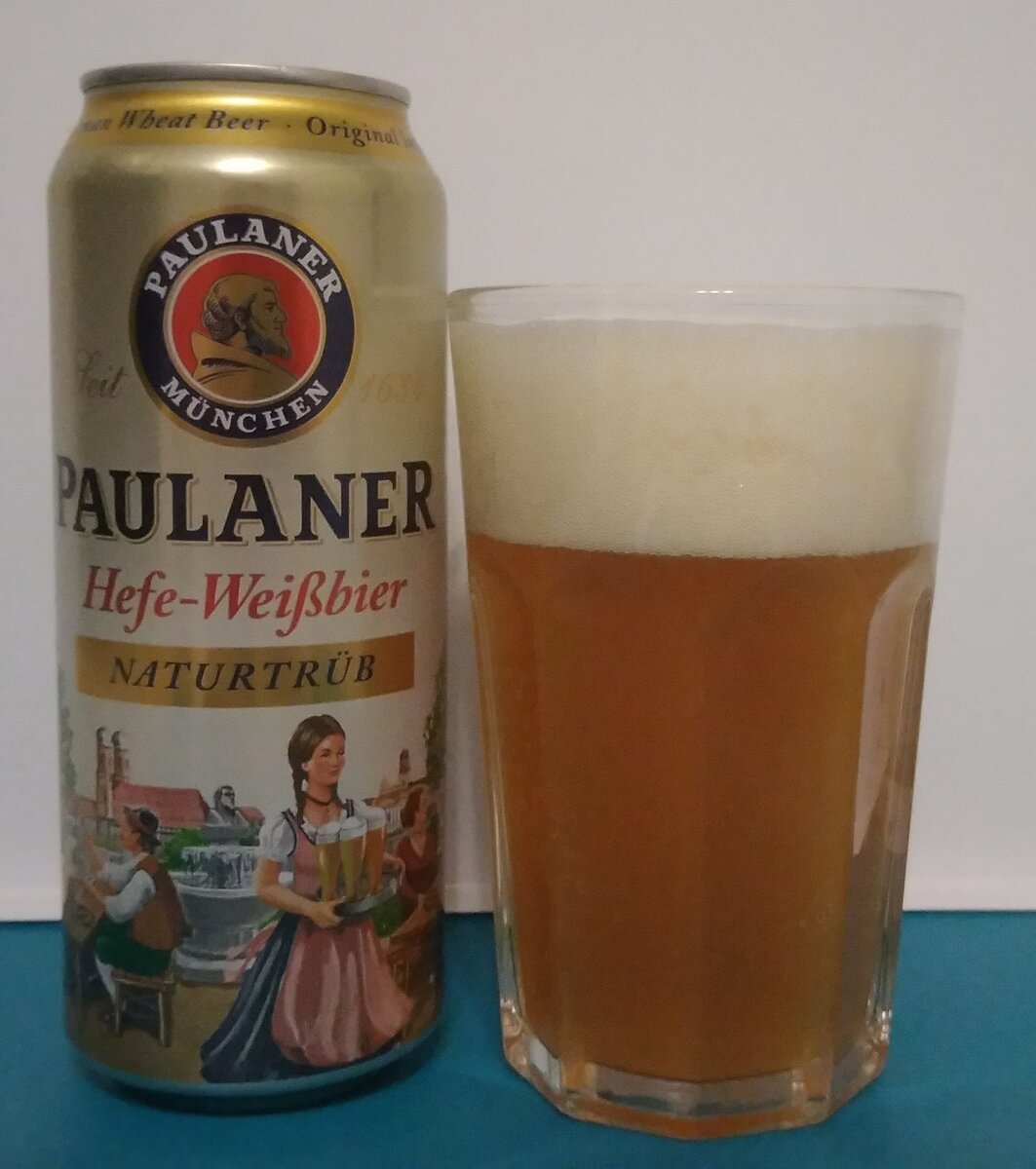 Paulaner пиво нефильтрованное светлое