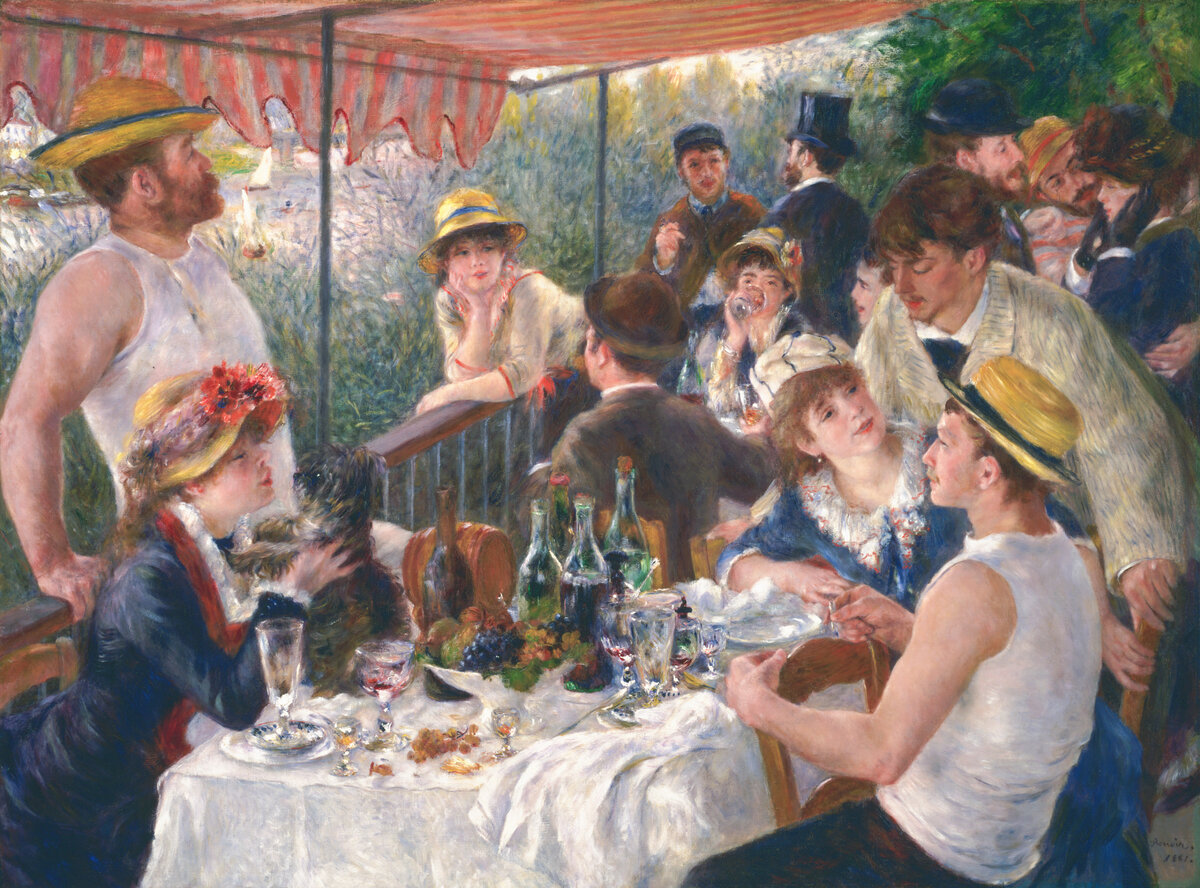 Пьер Огюст Ренуар. Завтрак Гребцов (1881)