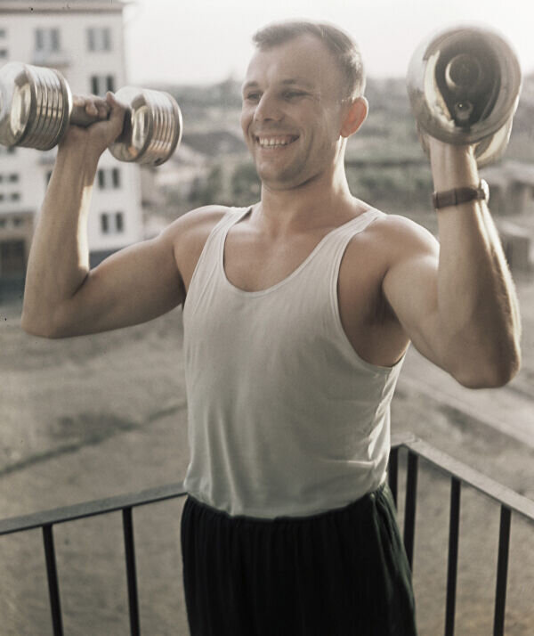 Спортсмен Юра Гагарин ©РИА Новости