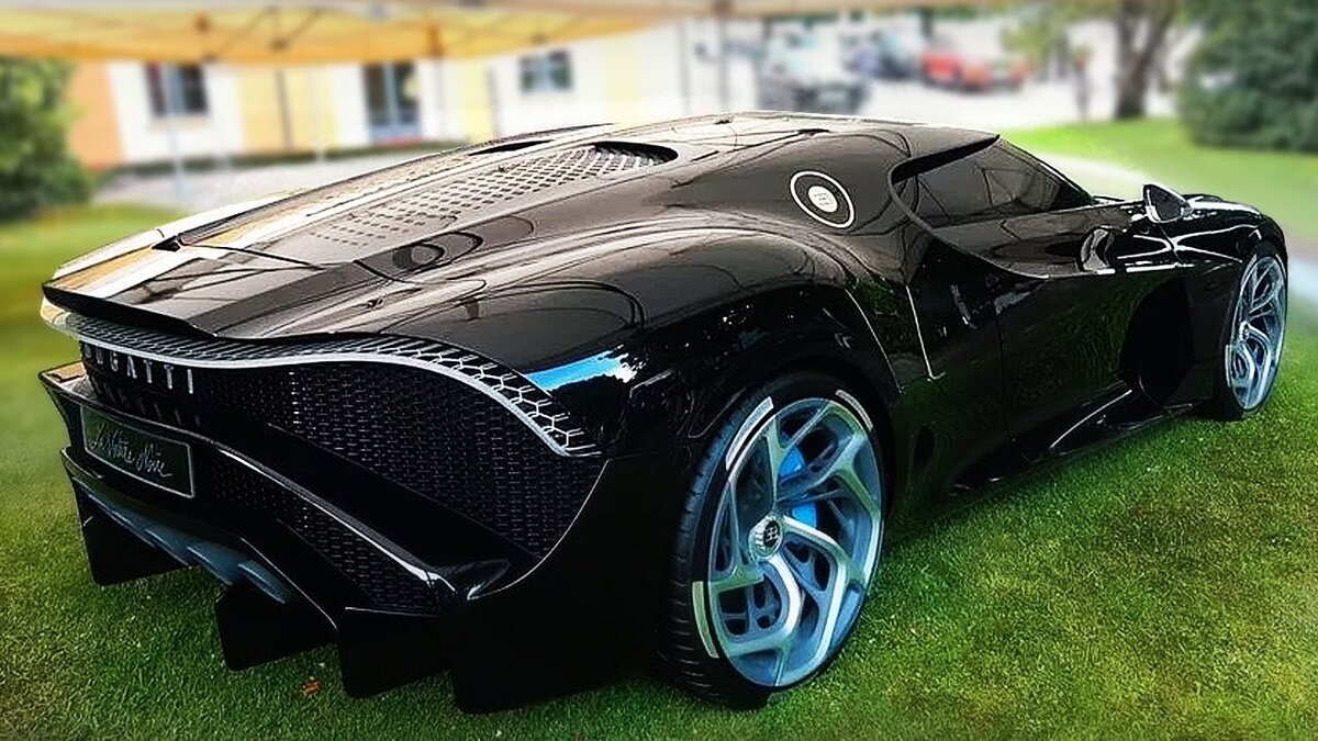 Дорогие машины Bugatti la voiture noire