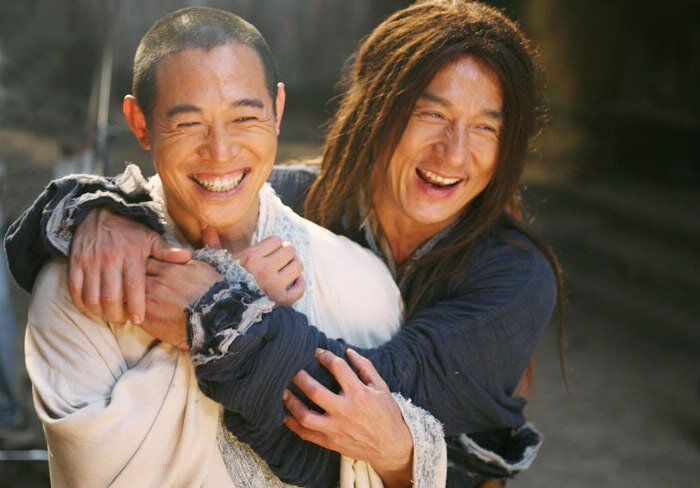 Джет Ли с Джеки Чаном