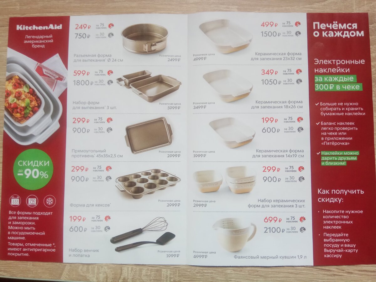 Акция в Пятёрочке "Печёмся о каждом"