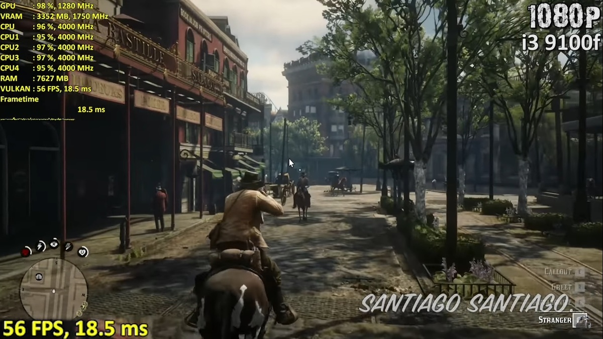 Скриншот с видео на YouTube "Santiago Santiago"