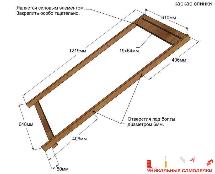 Дачные кресла из дерева: Кентукки и кресло-шезлонг. Чертежи и видео сборки своими руками