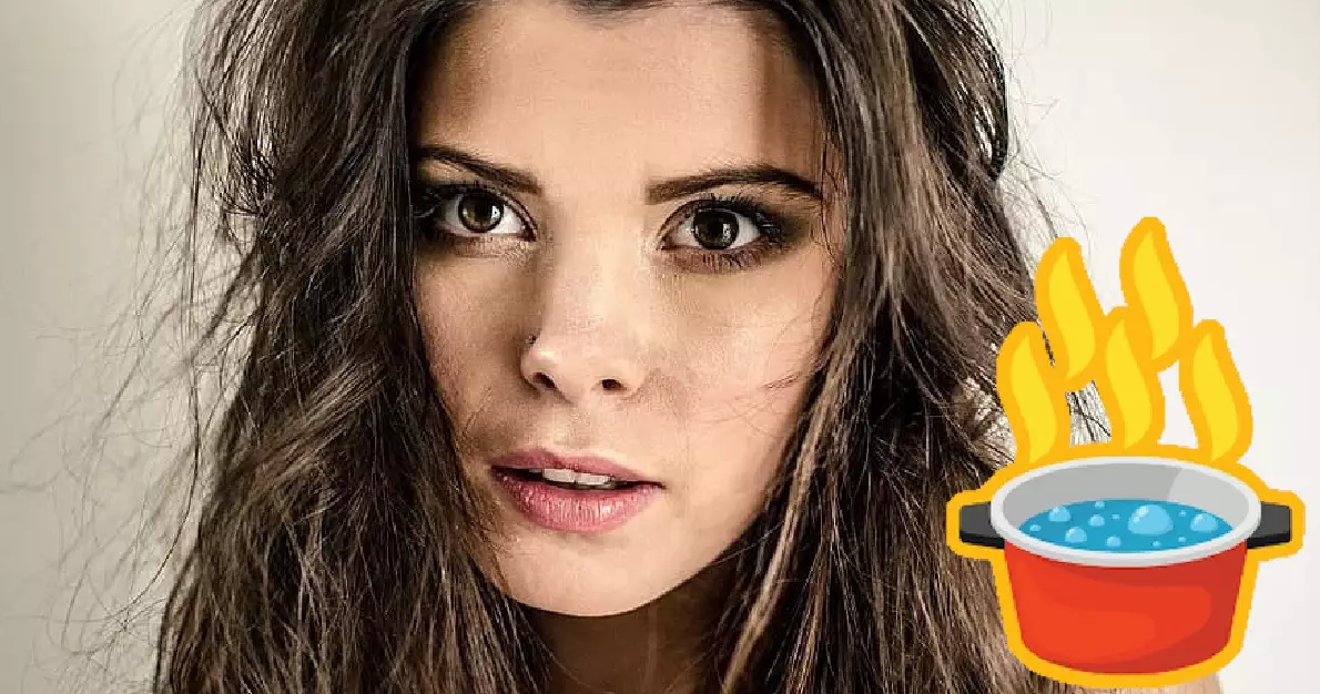 Лицо после паровой процедуры  