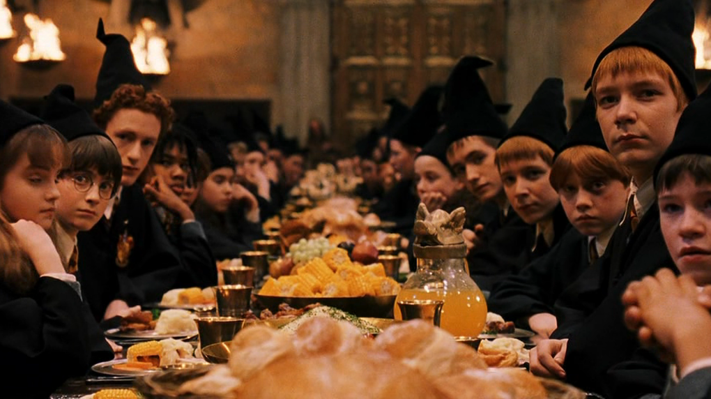 Один из пиров в Хогвартсе