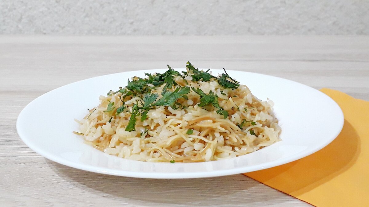 Рис с вермишелью